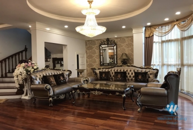 A gorgeous villa with beautiful garden for rent in Ciputra Complex